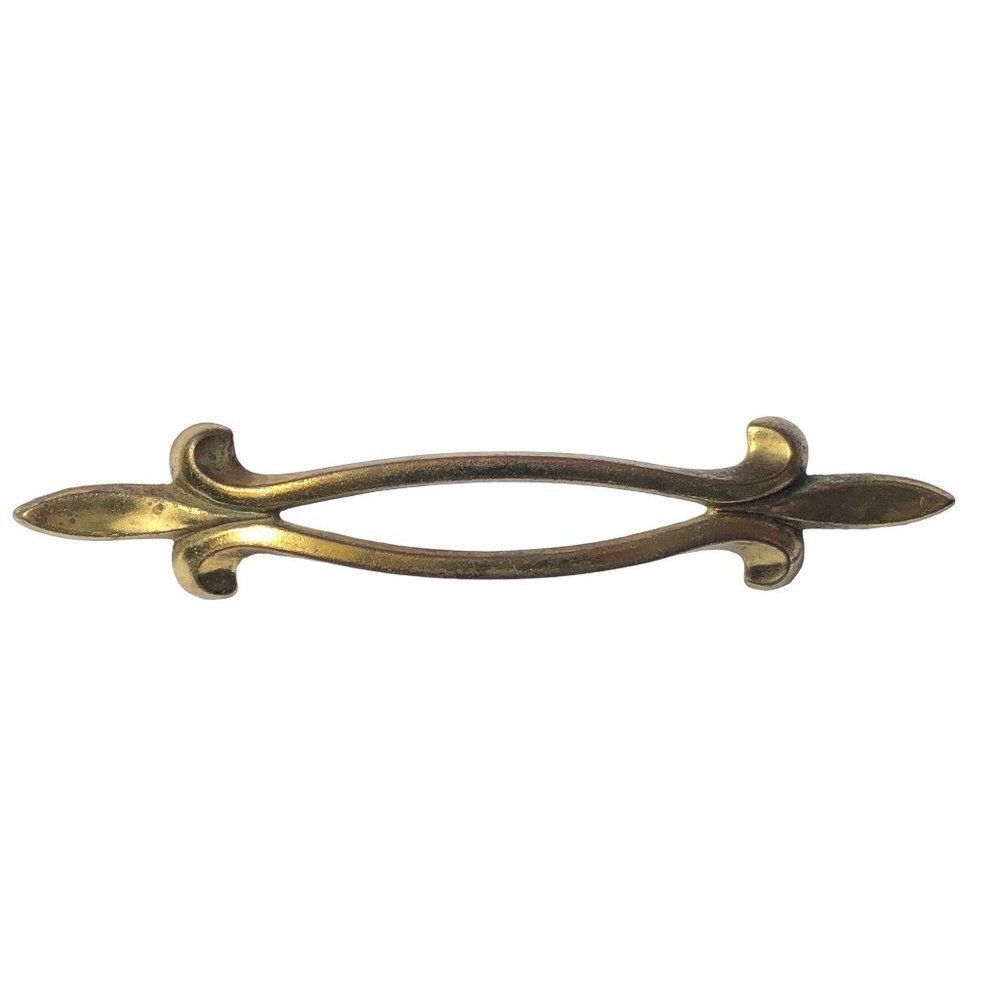 Vintage Brass Handle Drawer Pull Hardware lot of 4